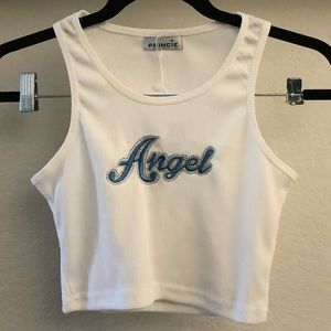 Princie Angel Tank Crop Top 😇